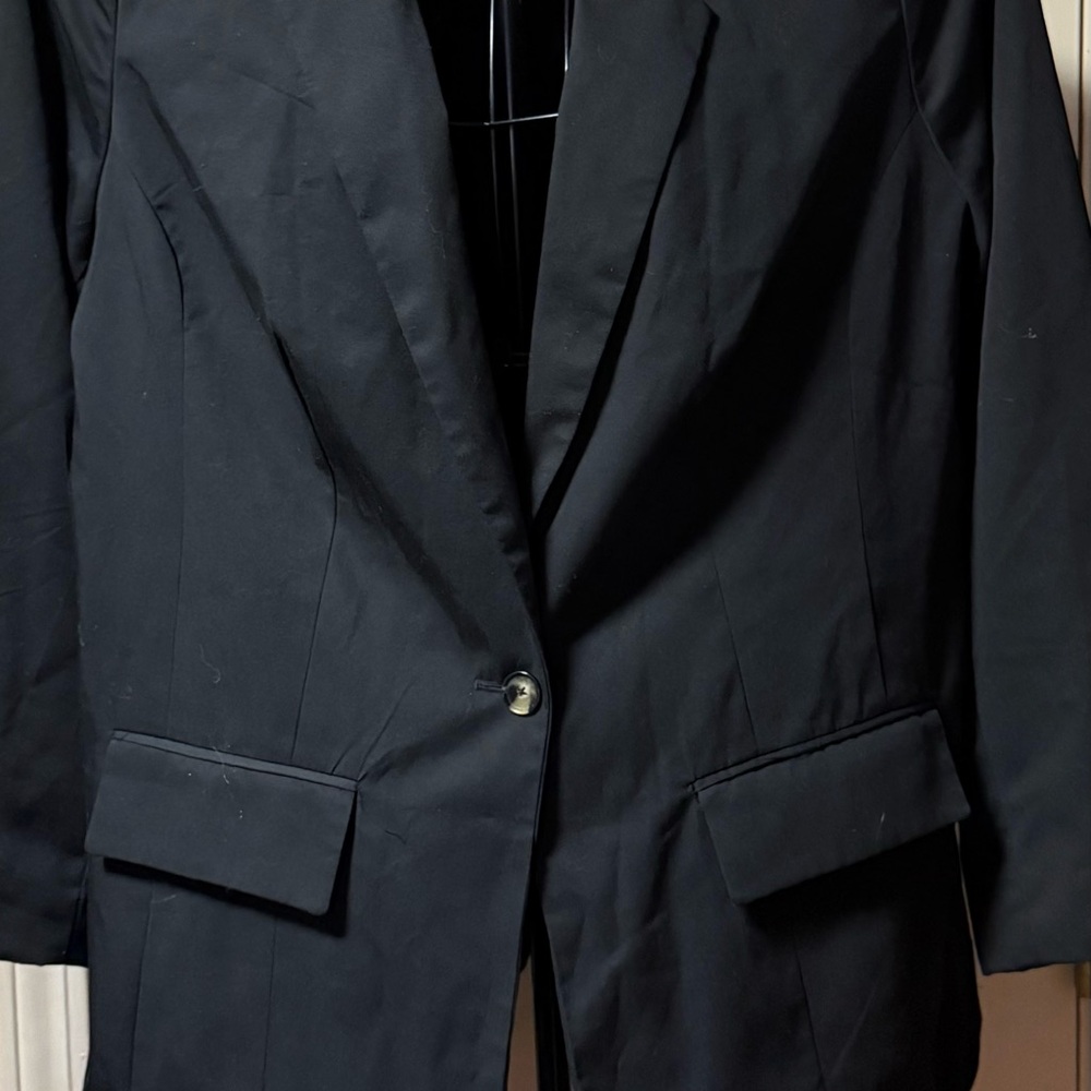 denim 24/7 ~ New~ Blazer ~ Women’s ~ 16W ~ Jacket ~ XL ~ Black ~ New With Tags